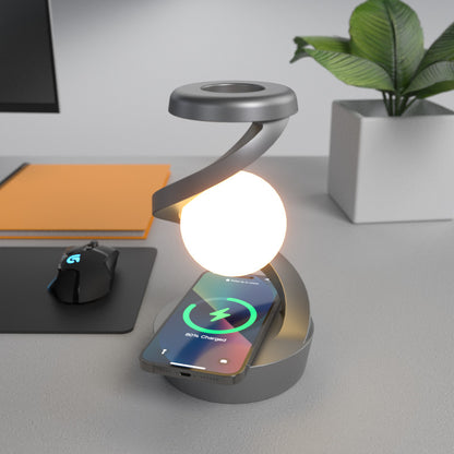 Levitating Wireless Charger with Floating Ball Lamp