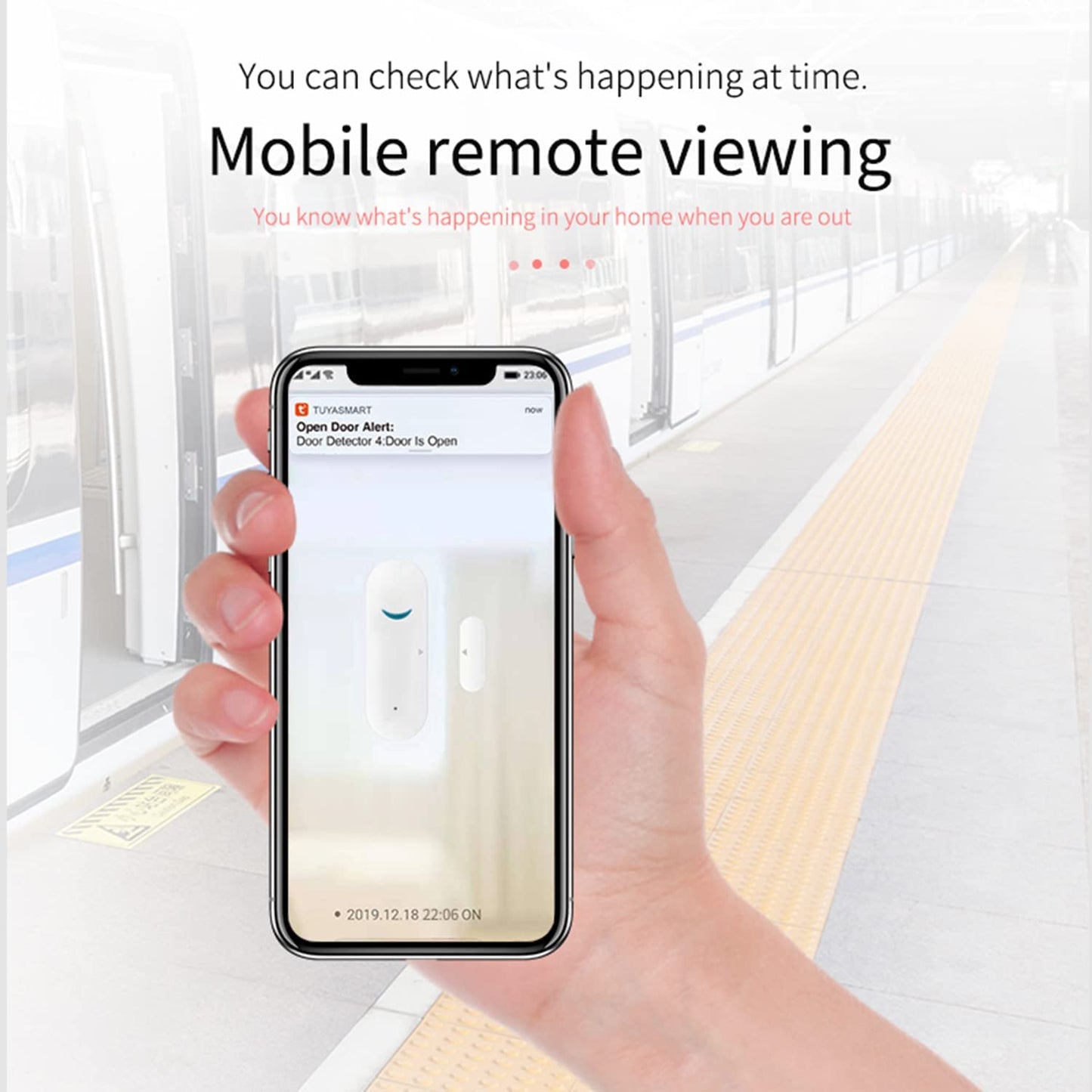 Smart WiFi Window & Door Sensor – Home Security Alert System