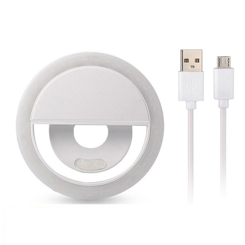 Selfie Ring Light for Phone – Rechargeable Clip-On LED Ring Light