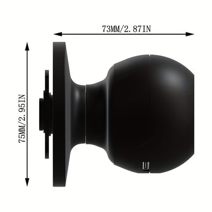 Smart Door Knob Keyless Entry Lock – Biometric & App Control