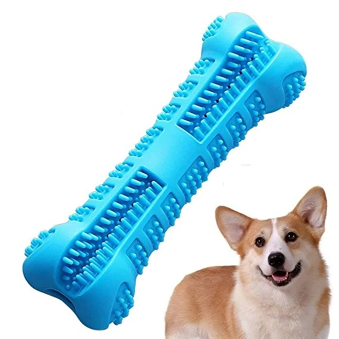 Toothbrush Dog Chew Toy – Dental Care Bone for Dogs