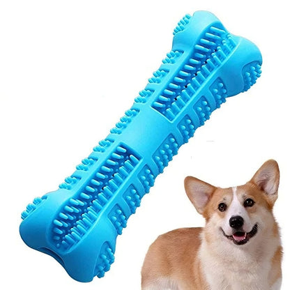 Toothbrush Dog Chew Toy – Dental Care Bone for Dogs