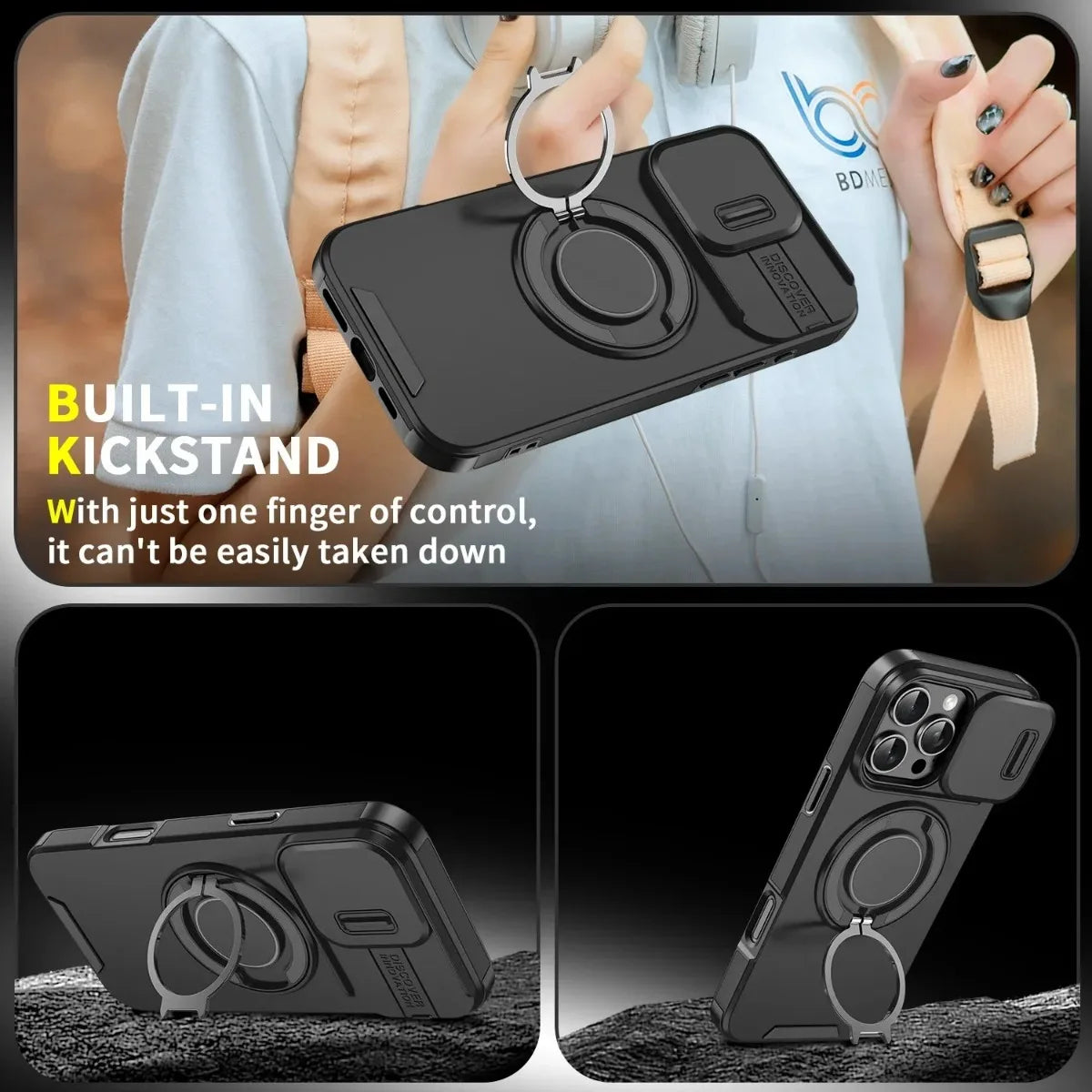 Magnetic Armor Shockproof Case – iPhone Series