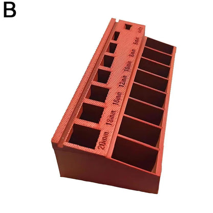 Bolt & Screw Length Sorter Tray – M3 Hardware Organizer
