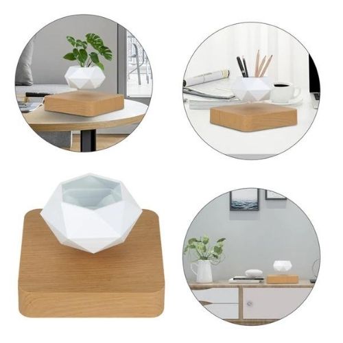 Levitating Flower Pot with 360° Rotation