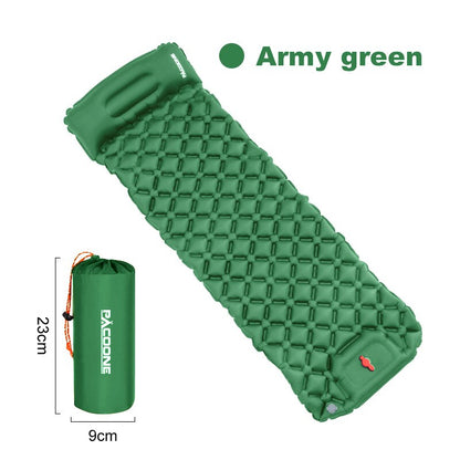 Camping Inflatable Mattress with Built-In Foot Pump