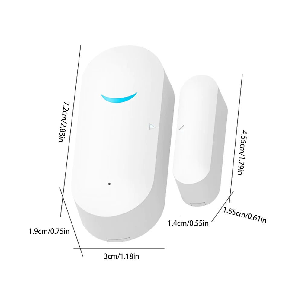 Smart WiFi Window & Door Sensor – Home Security Alert System