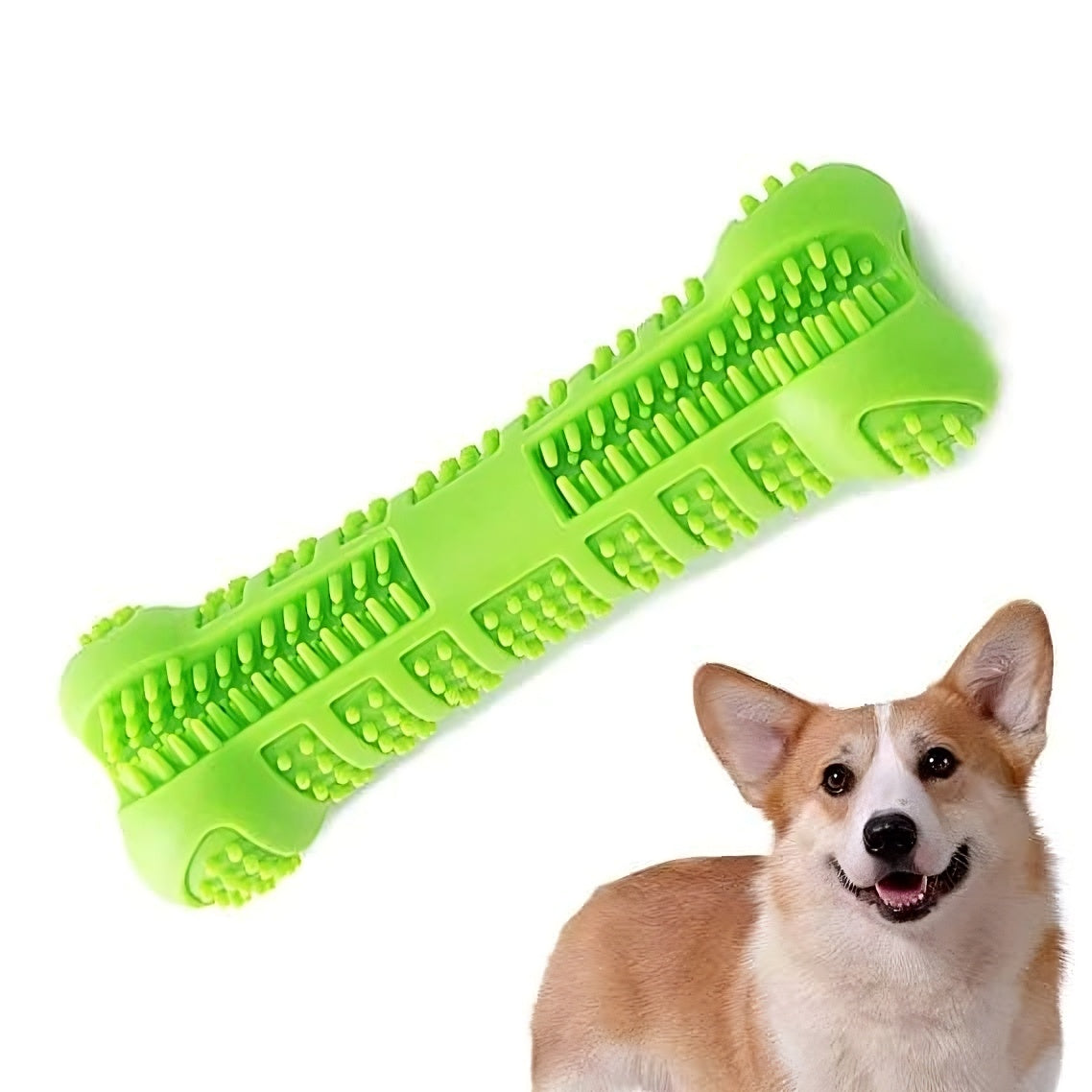 Toothbrush Dog Chew Toy – Dental Care Bone for Dogs