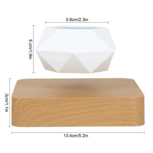 Levitating Flower Pot with 360° Rotation