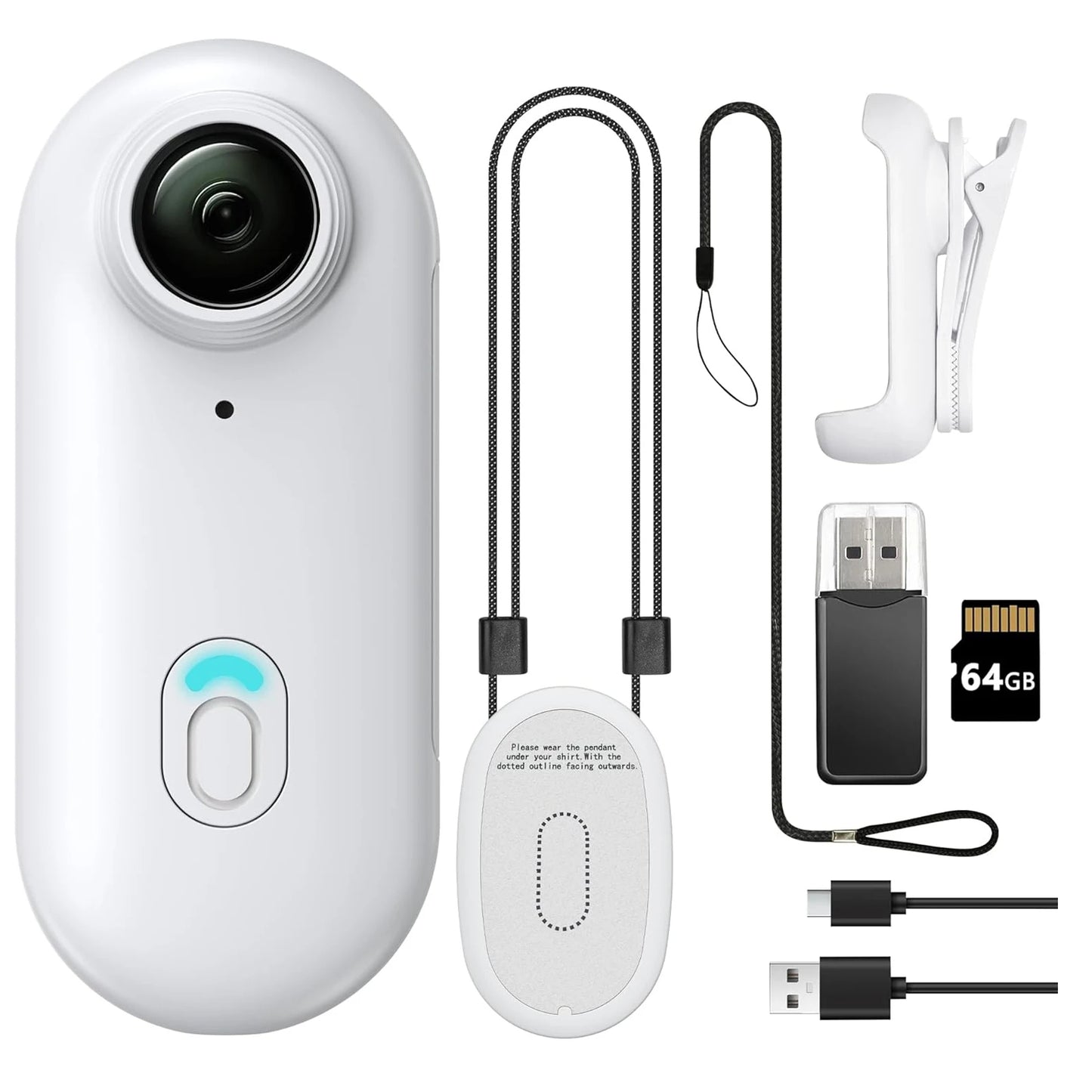 Portable POV Camera – Mini 1080P Wearable Action Cam