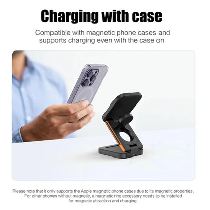 MagSafe-Compatible Foldable Charging Station (3-in-1)