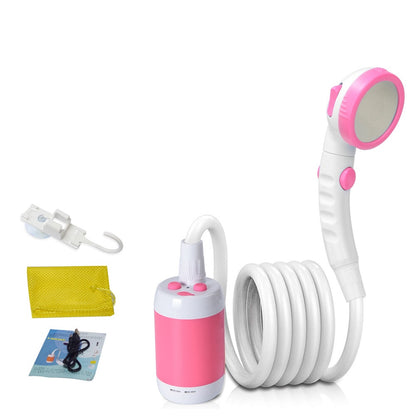 Portable Camping Shower Set with Rechargeable Battery