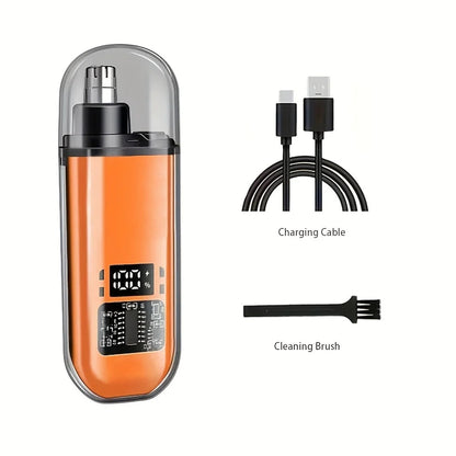 Mini Electric Nose & Ear Hair Trimmer – USB Rechargeable