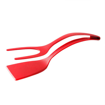 2-in-1 Spatula & Tongs – Multi-Purpose Kitchen Utensil