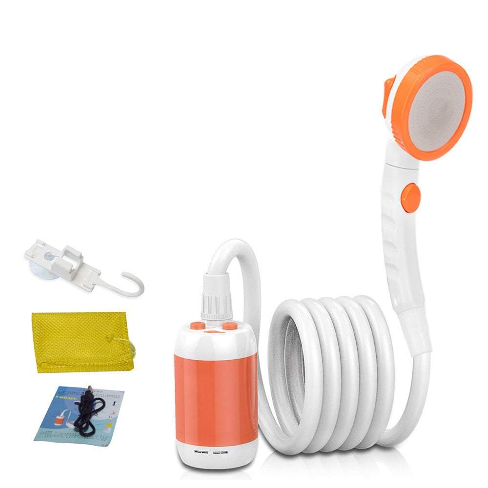 Portable Camping Shower Set with Rechargeable Battery