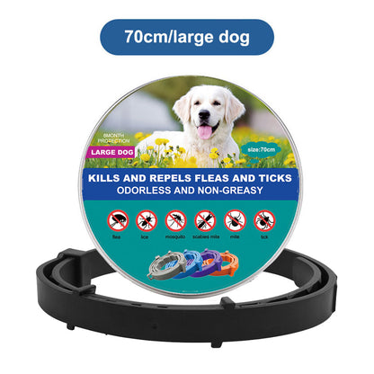Flea & Tick Collar for Cats & Dogs – Adjustable Anti-Parasitic Protection