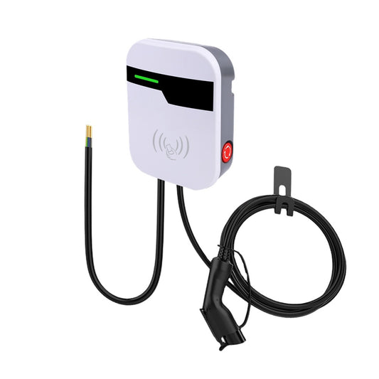 7kW Wall-Mounted Type 2 EV Charger – Smart App & RFID Control